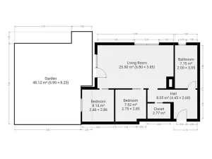 Pronájem bytu 3+kk, Praha - Kbely, Vágnerova, 61 m2