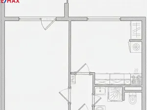 Pronájem bytu 1+1, Brno, Palackého třída, 32 m2