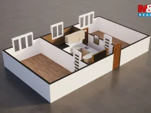 Prodej bytu 2+1, Most, Hutnická, 55 m2