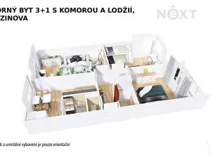 Pronájem bytu 3+1, Šumperk, Březinova, 73 m2