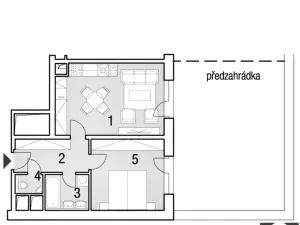 Prodej bytu 2+kk, Praha, Za černým mostem, 51 m2