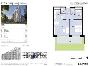 Prodej bytu 2+kk, Brno, 52 m2