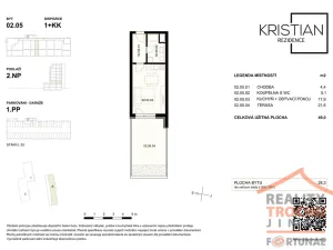 Pronájem bytu 1+kk, Hradec Králové, Pod Zámečkem, 28 m2