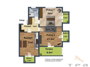 Prodej bytu 3+kk, Karlovy Vary, Krále Jiřího, 106 m2