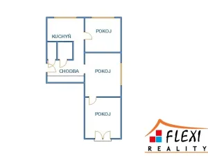 Pronájem bytu 3+1, Frýdek-Místek, Václava Talicha, 56 m2