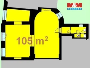 Pronájem obchodního prostoru, Brno - Brno-město, Josefská, 105 m2