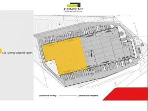 Pronájem skladu, Mikulov, Nádražní, 7000 m2
