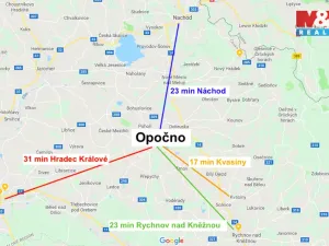 Pronájem bytu 3+1, Opočno, Jana Pitry, 69 m2