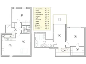 Pronájem bytu 4+kk, Praha - Staré Město, Vězeňská, 149 m2