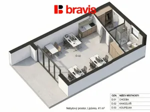 Prodej komerční nemovitosti, Lipůvka, 41 m2