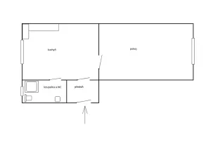 Pronájem bytu 1+1, Praha - Kobylisy, Bořanovická, 32 m2