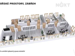 Pronájem kanceláře, Zábřeh, Na Řádkách, 17 m2