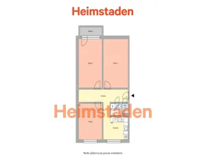 Pronájem bytu 3+1, Ostrava - Zábřeh, Tylova, 77 m2