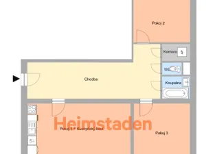 Pronájem bytu 3+kk, Ostrava - Poruba, Opavská, 76 m2