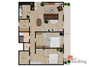 Prodej bytu 3+kk, Poděbrady - Poděbrady III, Lidická, 113 m2