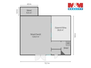 Prodej garáže, Březová nad Svitavou, 135 m2