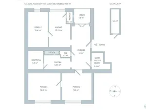 Prodej bytu 3+1, Praha - Bubeneč, Jugoslávských partyzánů, 94 m2