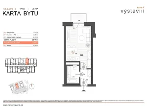 Prodej bytu 1+kk, Ostrava, Výstavní, 27 m2