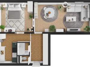 Prodej bytu 2+1, Praha - Břevnov, Nad alejí, 58 m2