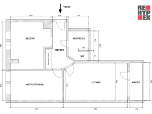 Prodej bytu 2+1, Hranice - Hranice I-Město, Kpt. Jaroše, 53 m2