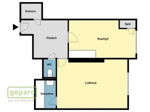 Pronájem bytu 1+1, Praha, Pod Drinopolem, 53 m2