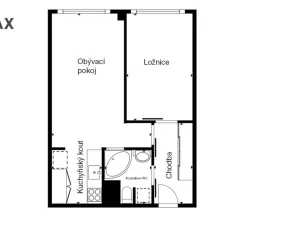 Prodej bytu 2+kk, Praha - Chodov, Babákova, 43 m2