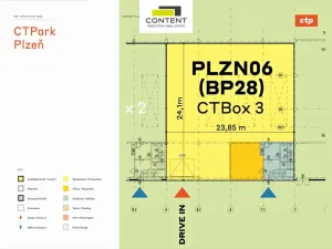 Pronájem skladu, Plzeň - Skvrňany, Ke Karlovu, 737 m2