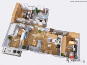 Prodej bytu 4+kk, Liberec - Liberec V-Kristiánov, Stavbařů, 98 m2