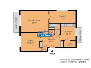 Pronájem bytu 3+1, Velký Týnec, Přerovská, 90 m2