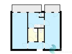 Prodej bytu 2+1, Praha, Taškentská, 52 m2