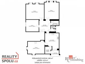 Prodej bytu 4+1, Brno, Vinohrady, 135 m2