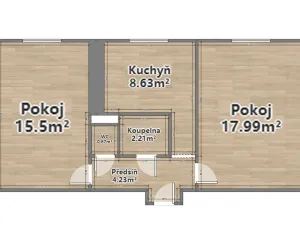 Pronájem bytu 2+1, Plzeň - Východní Předměstí, Neumannova, 54 m2