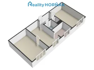 Prodej bytu 3+1, Dražíč, 56 m2