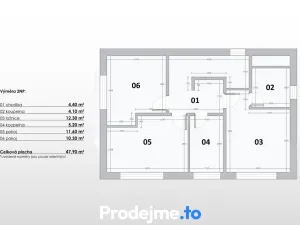Prodej rodinného domu, Jenštejn, 104 m2