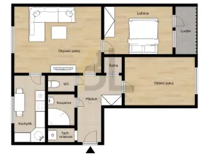 Prodej bytu 3+1, Hodonín, Javorová, 69 m2