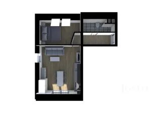 Pronájem bytu 2+kk, Písek, Bořivojova, 35 m2