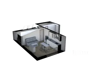 Pronájem bytu 2+kk, Písek, Bořivojova, 35 m2