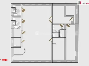 Pronájem obchodního prostoru, Dubňany, Horní huť, 450 m2
