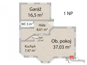 Prodej rodinného domu, Hromnice - Chotiná, 150 m2