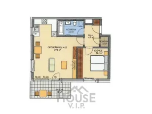 Prodej bytu 2+kk, Praha - Prosek, Nad Krocínkou, 55 m2