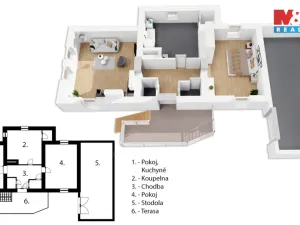 Prodej chalupy, Kamenný Přívoz - Hostěradice, 107 m2