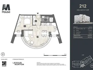 Prodej bytu 2+kk, Praha - Vršovice, Murmanská, 45 m2