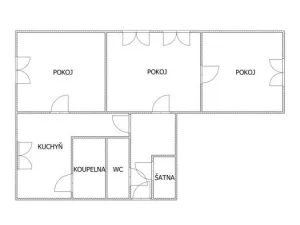 Prodej bytu 3+1, Pardubice - Studánka, Lidmily Malé, 57 m2
