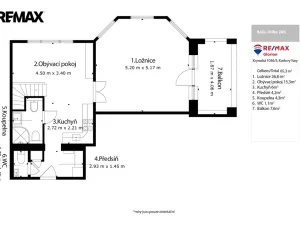 Prodej bytu 2+kk, Karlovy Vary, Krále Jiřího, 49 m2