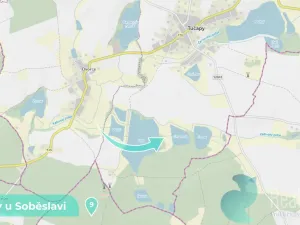 Prodej podílu 1/8 louky, Tučapy, 11561 m2