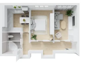 Prodej bytu 2+1, Zlín, Benešovo nábřeží, 65 m2