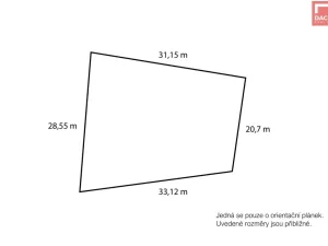 Pronájem komerčního pozemku, Olomouc, Dolní novosadská, 743 m2