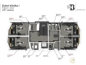 Pronájem ordinace, Praha - Vinoř, Mladoboleslavská, 305 m2