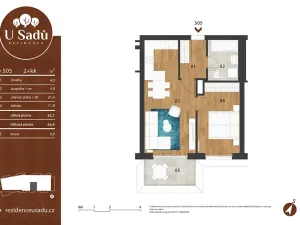 Prodej bytu 2+kk, Hradec Králové, Na Střezině, 45 m2