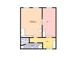 Pronájem bytu 2+kk, Praha - Karlín, Thámova, 55 m2